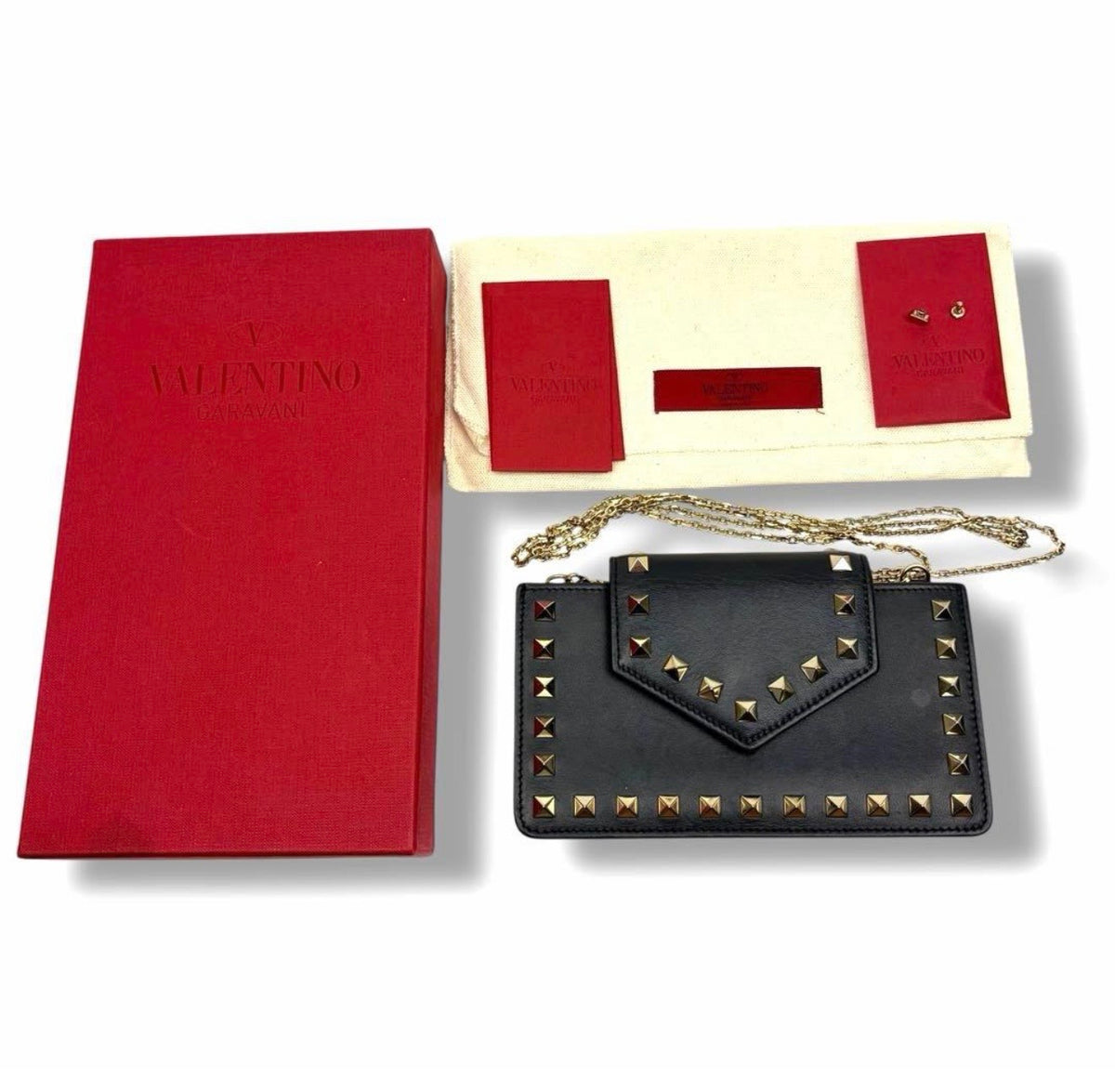 Valentino Garavani Rockstud Chain Shoulder Bag