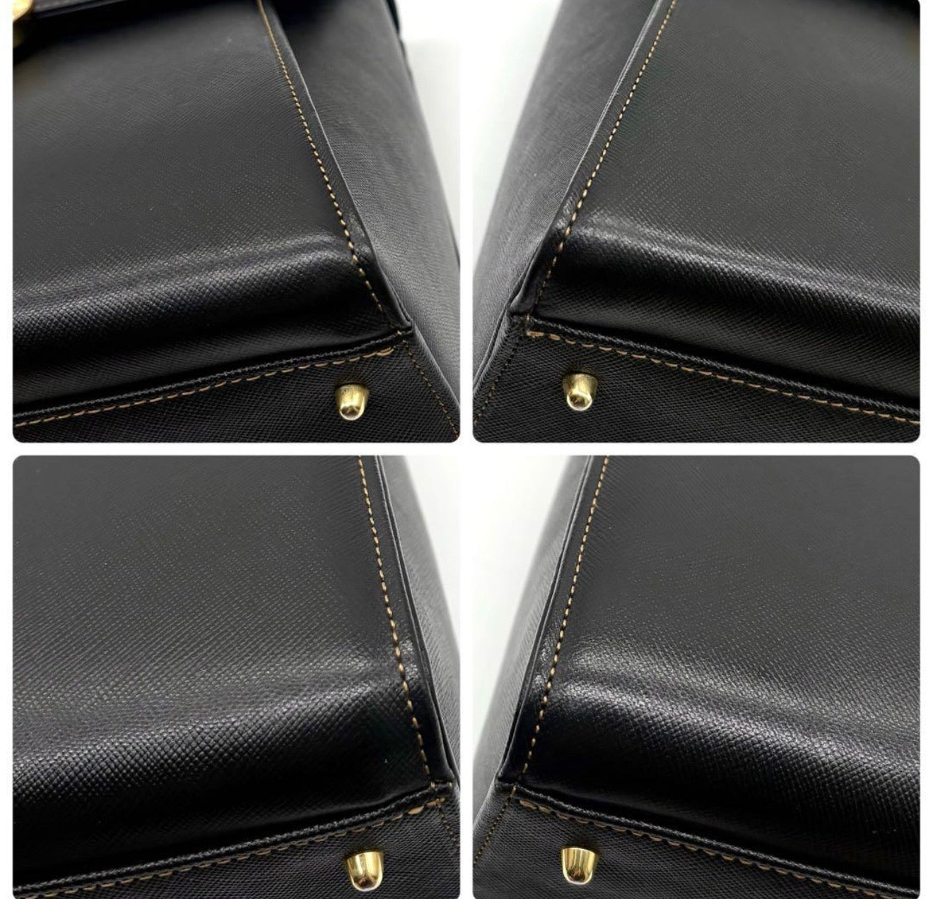 Vintage Valentino Garavani Black Leather Top Handle Bag with Crossbody Strap