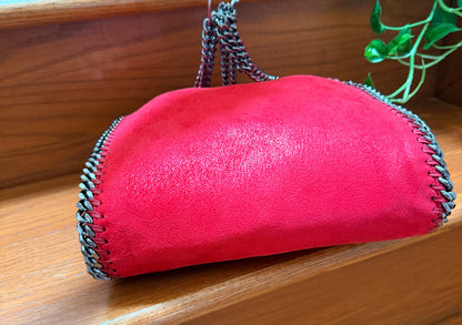 Stella McCartney Red Falabella Mini Tote Bag