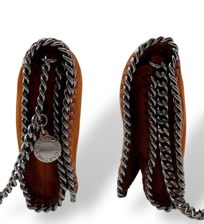Stella McCartney Falabella Chain Crossbody Bag Rust Orange with Dust Bag & Card