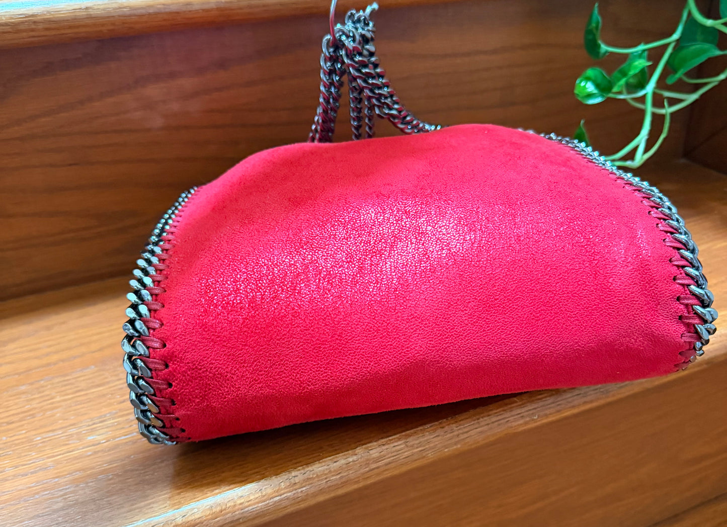 Stella McCartney Red Falabella Mini Tote Bag