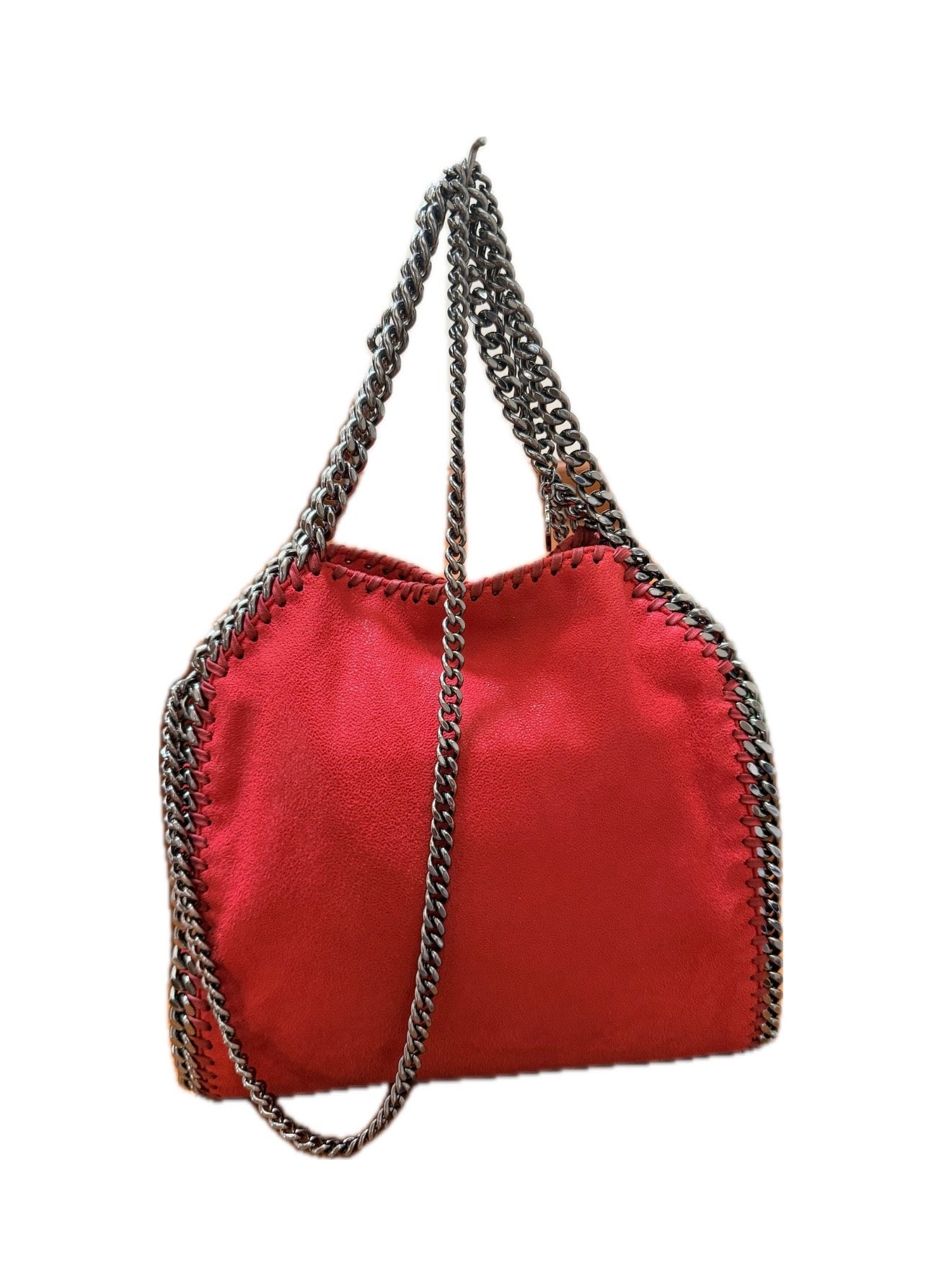 Stella McCartney Red Falabella Mini Tote Bag