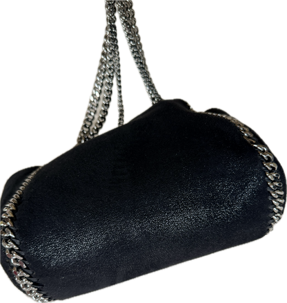 Stella McCartney Falabella Reversible Tote Bag Black & Mustard with Pouch