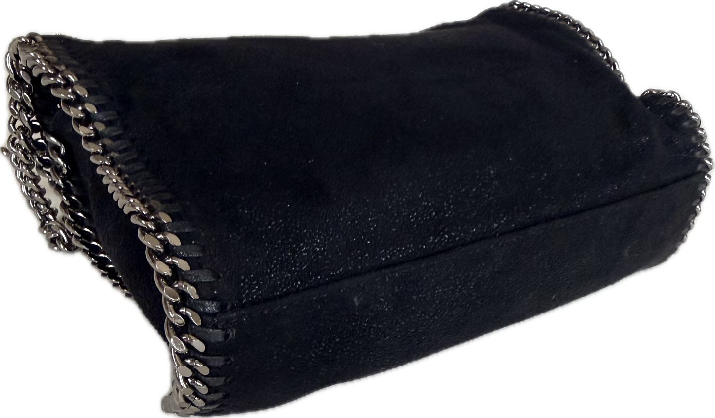 Stella McCartney Falabella Fold-Over Tote Bag - Black / Dark Grey