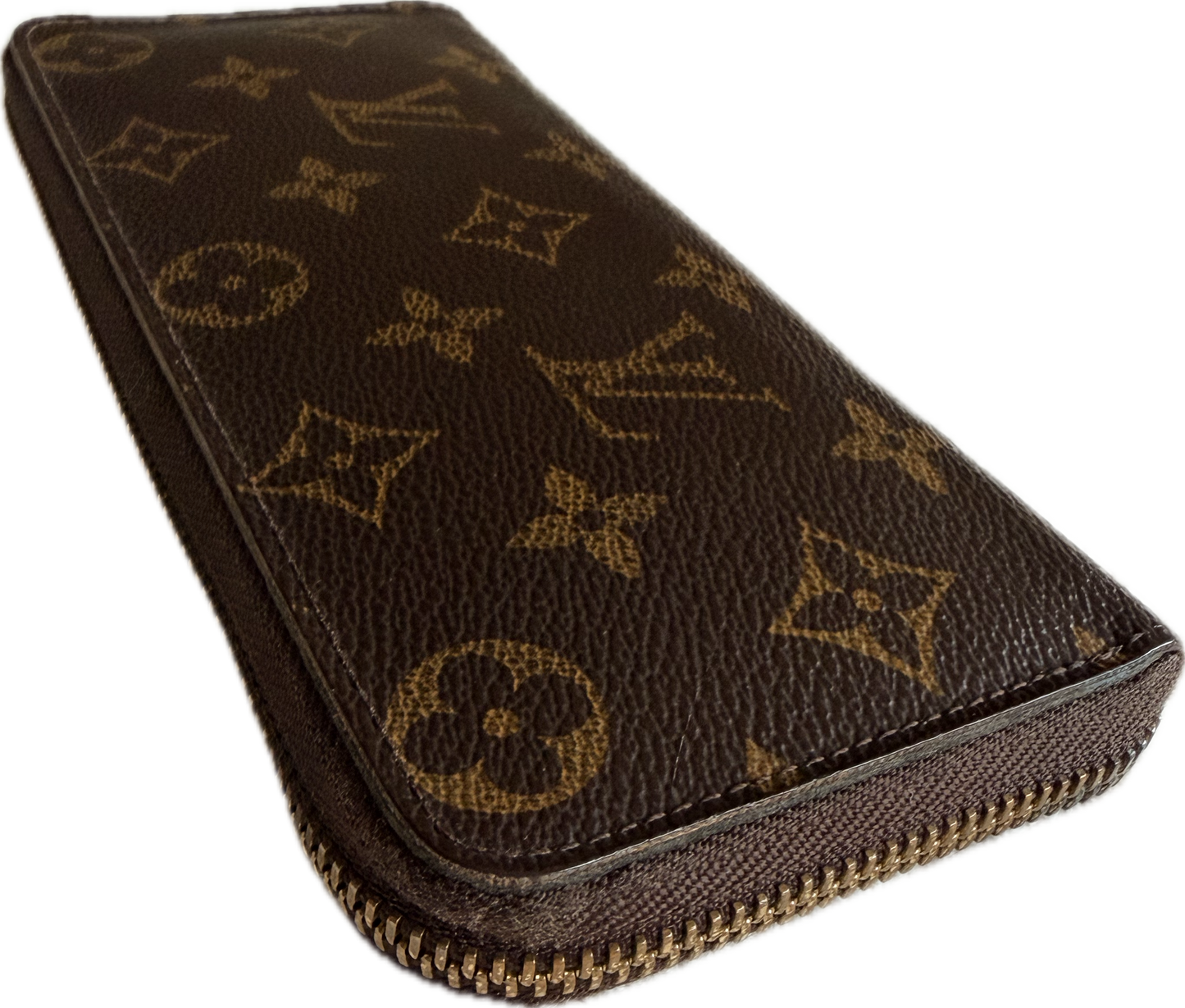 Louis Vuitton Monogram Zippy Wallet with Original Box & Dust Bag