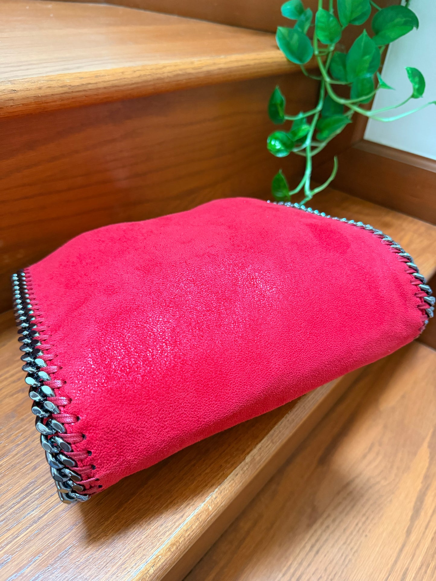 Stella McCartney Red Falabella Mini Tote Bag