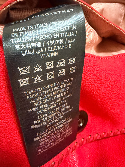 Stella McCartney Red Falabella Mini Tote Bag