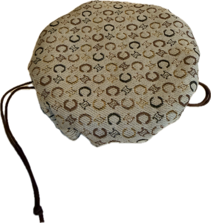 Vintage Celine C-Macadam Sulky Mini Kinchaku Drawstring Pouch - Green