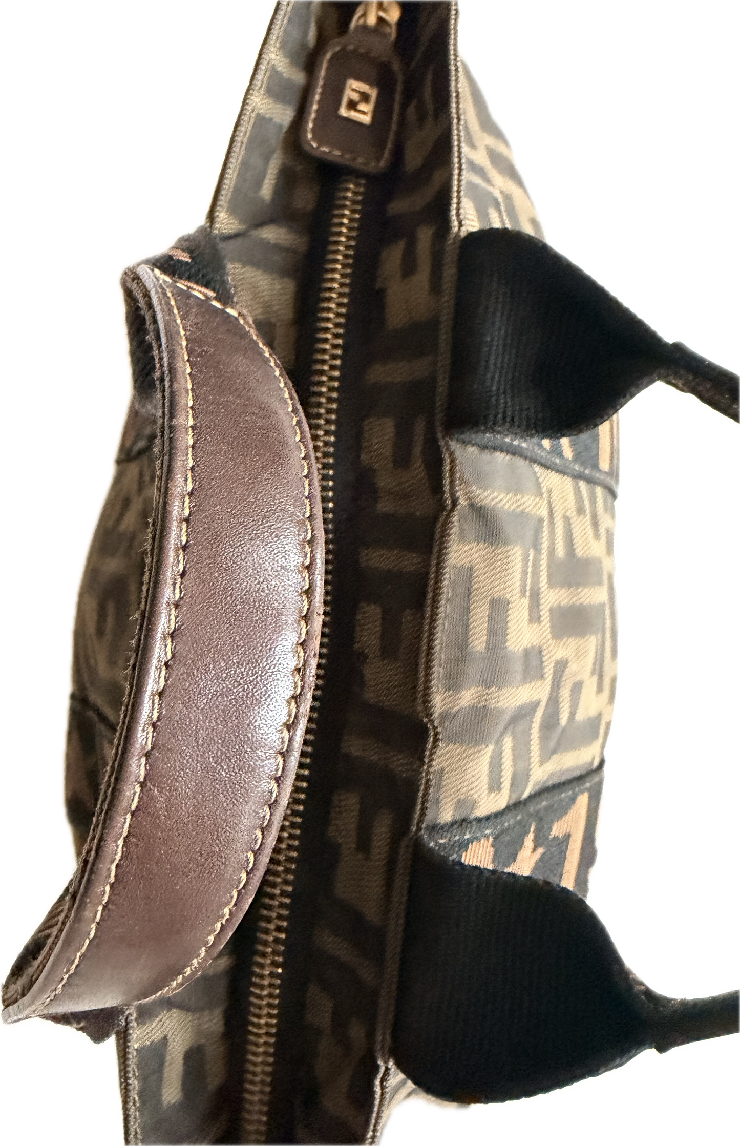 Vintage Fendi Mini Zucca Canvas Tote Bag - Roma 1925 Edition