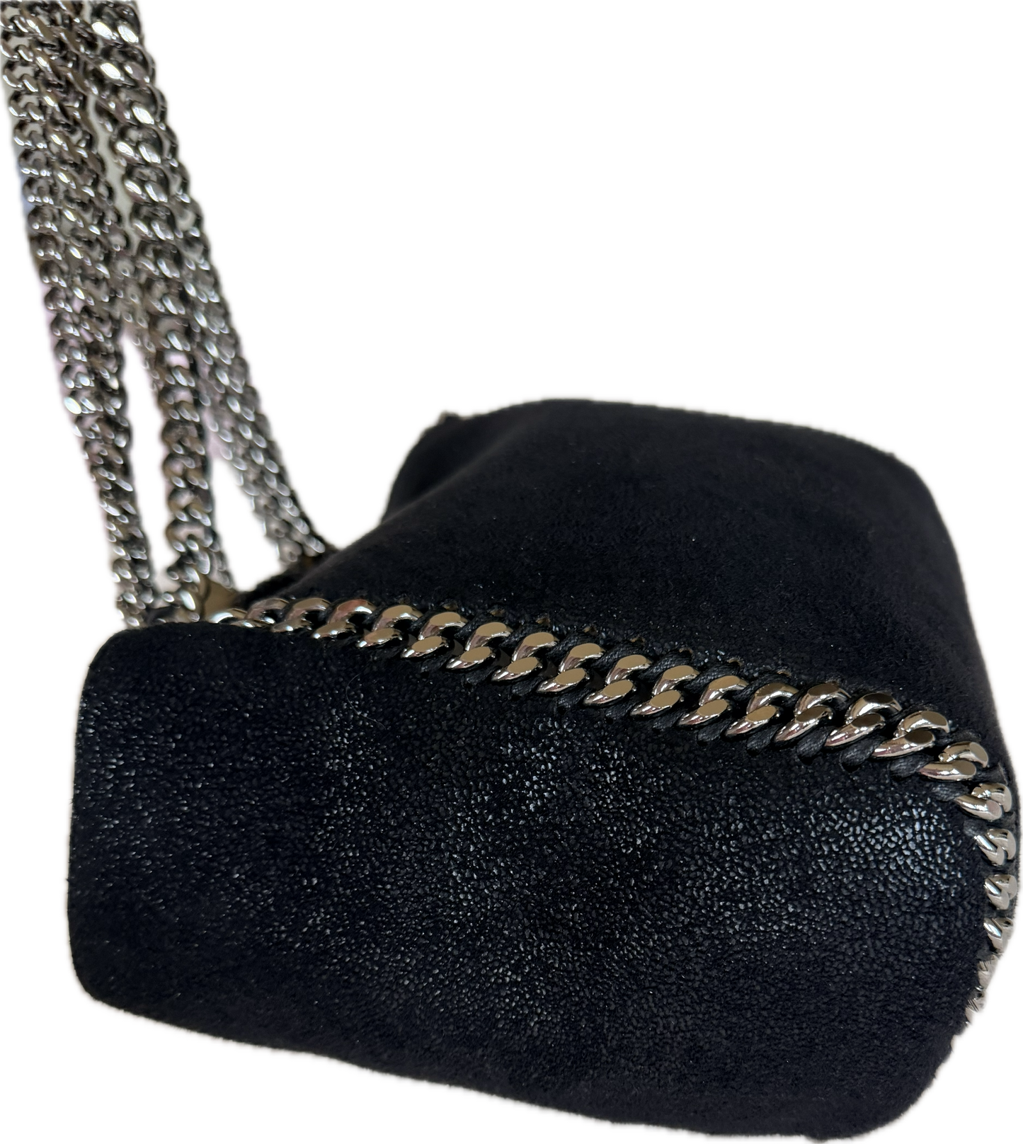 Stella McCartney Falabella Reversible Tote Bag Black & Mustard with Pouch