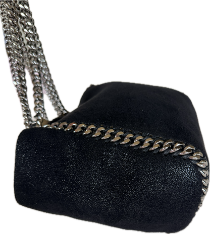 Stella McCartney Falabella Reversible Tote Bag Black & Mustard with Pouch