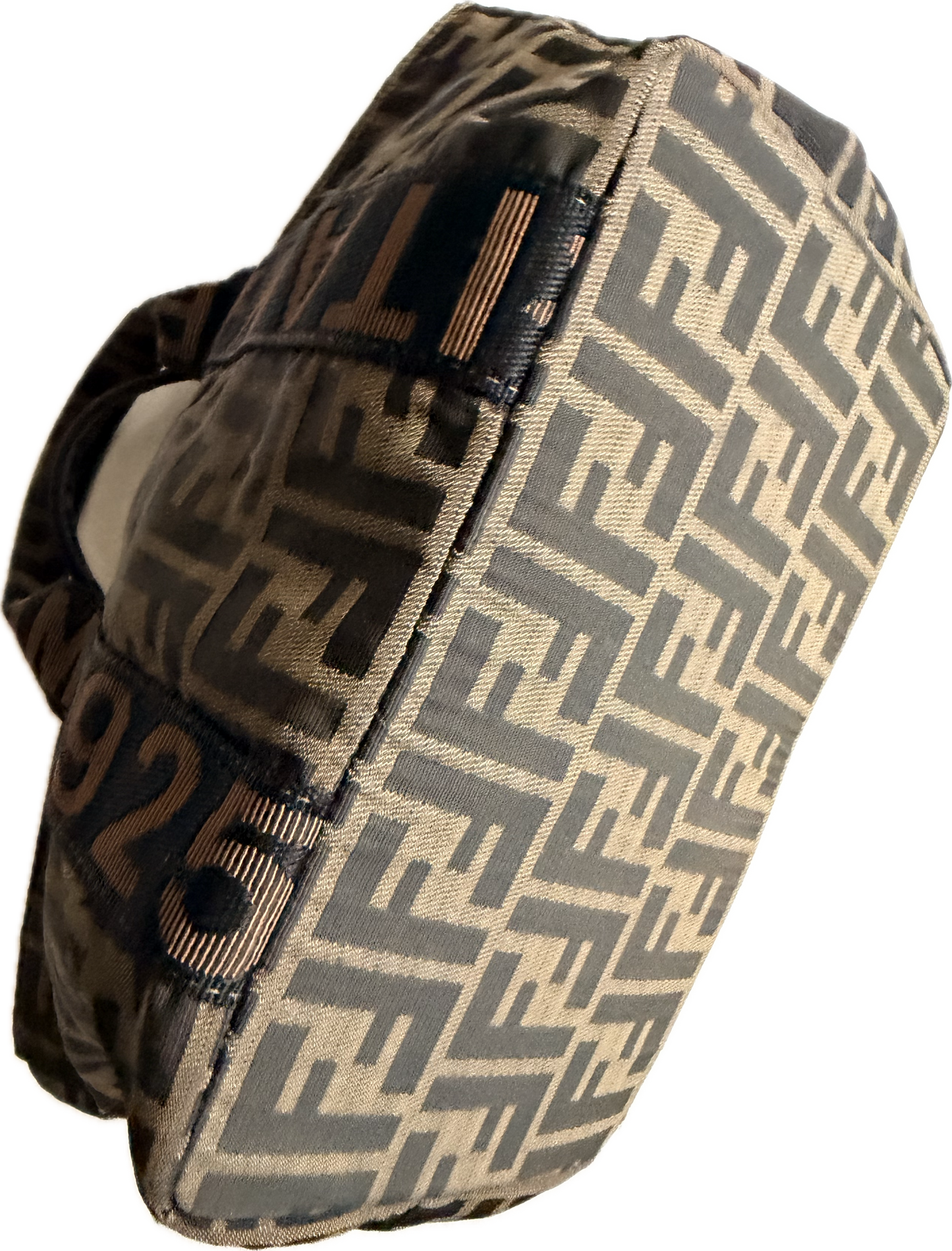 Vintage Fendi Mini Zucca Canvas Tote Bag - Roma 1925 Edition