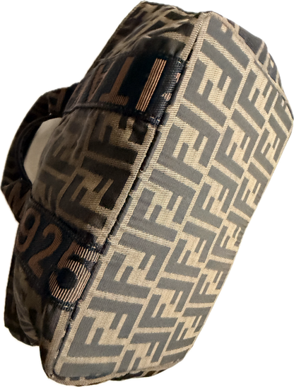 Vintage Fendi Mini Zucca Canvas Tote Bag - Roma 1925 Edition