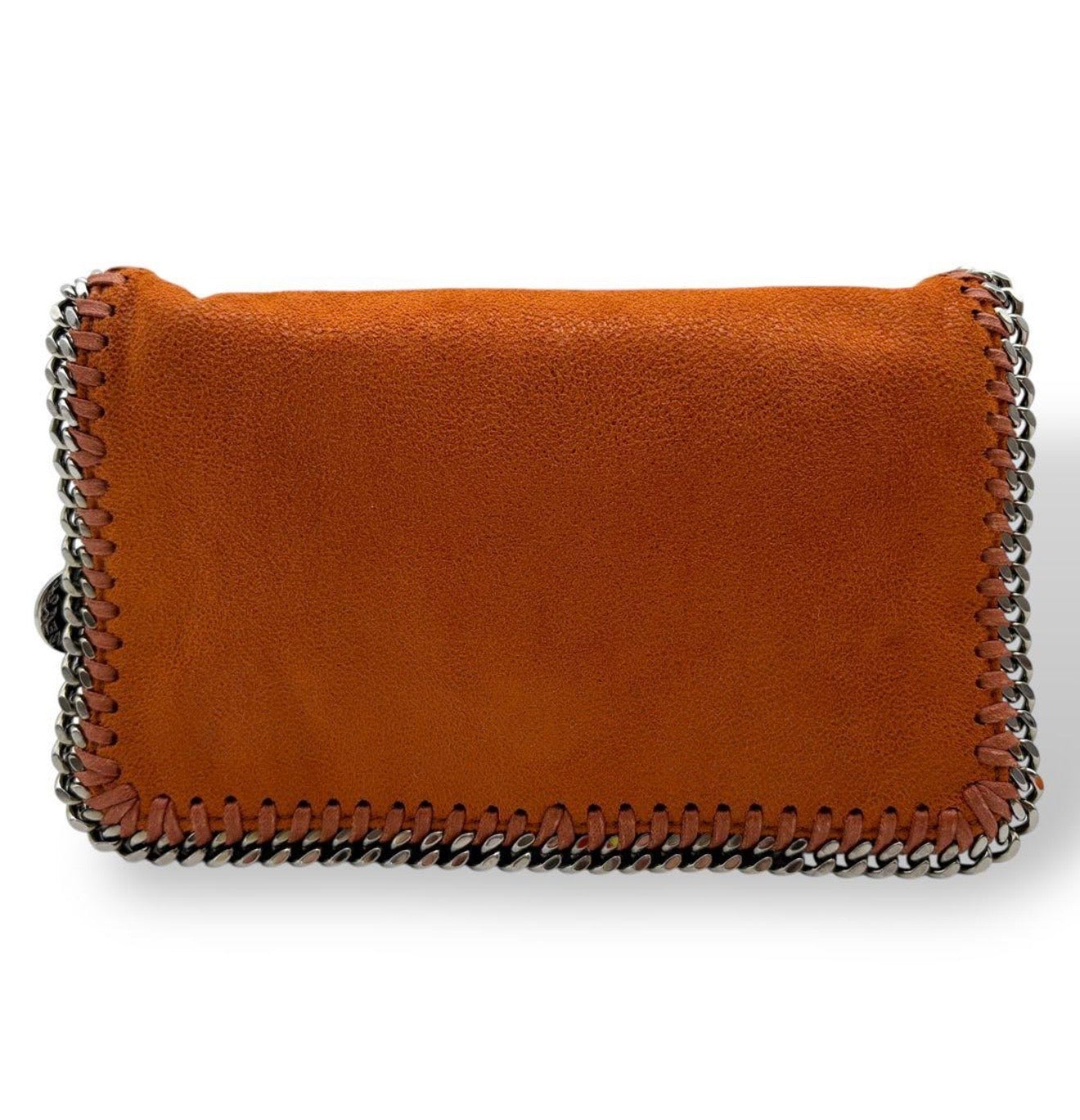Stella McCartney Falabella Chain Crossbody Bag Rust Orange with Dust Bag & Card