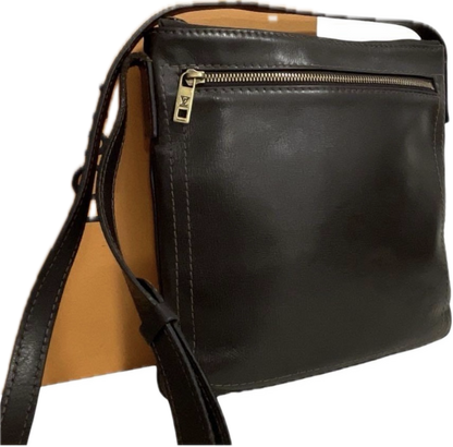 Vintage Louis Vuitton Utah Pochette Shawnee Crossbody Bag - Café Brown