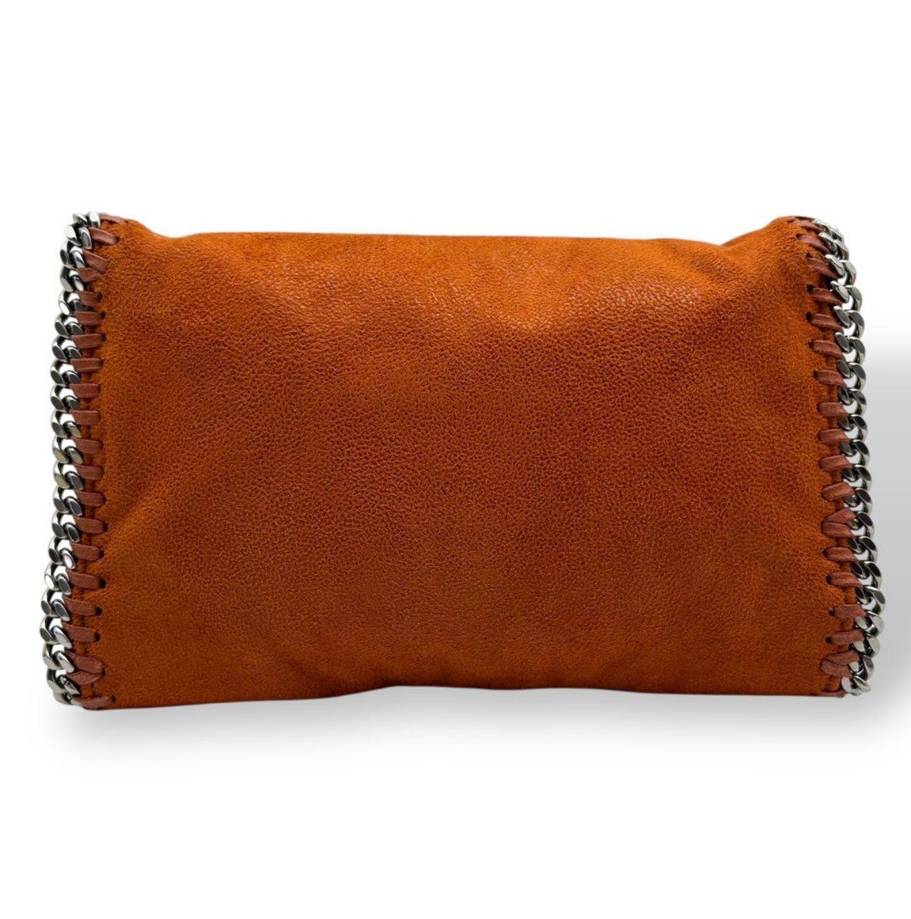Stella McCartney Falabella Chain Crossbody Bag Rust Orange with Dust Bag & Card