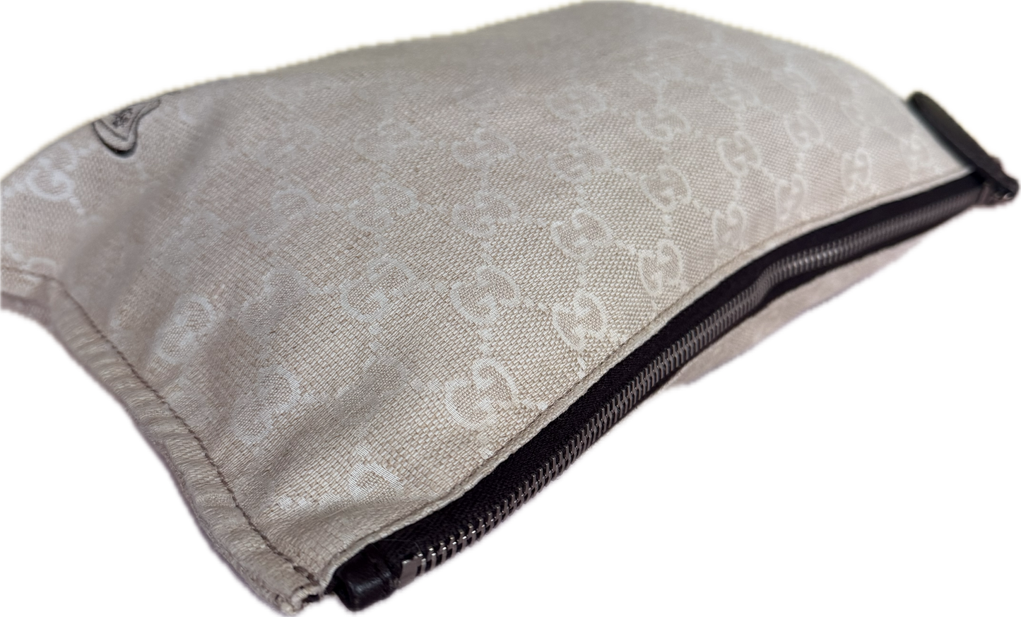 RARE Limited Edition GUCCI MUSEO GG Canvas Zip Pouch Clutch