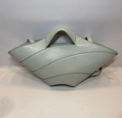 Brand New ALAÏA Mint Blue Leather Khaima Small Shoulder Bag