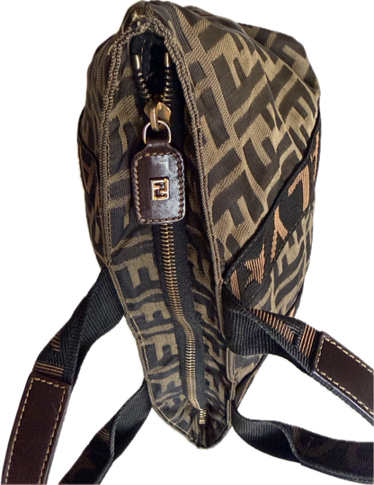 Vintage Fendi Mini Zucca Canvas Tote Bag - Roma 1925 Edition