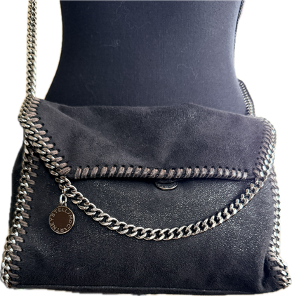 Stella McCartney Falabella Fold-Over Tote Bag - Black / Dark Grey