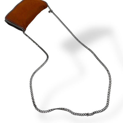 Stella McCartney Falabella Chain Crossbody Bag Rust Orange with Dust Bag & Card