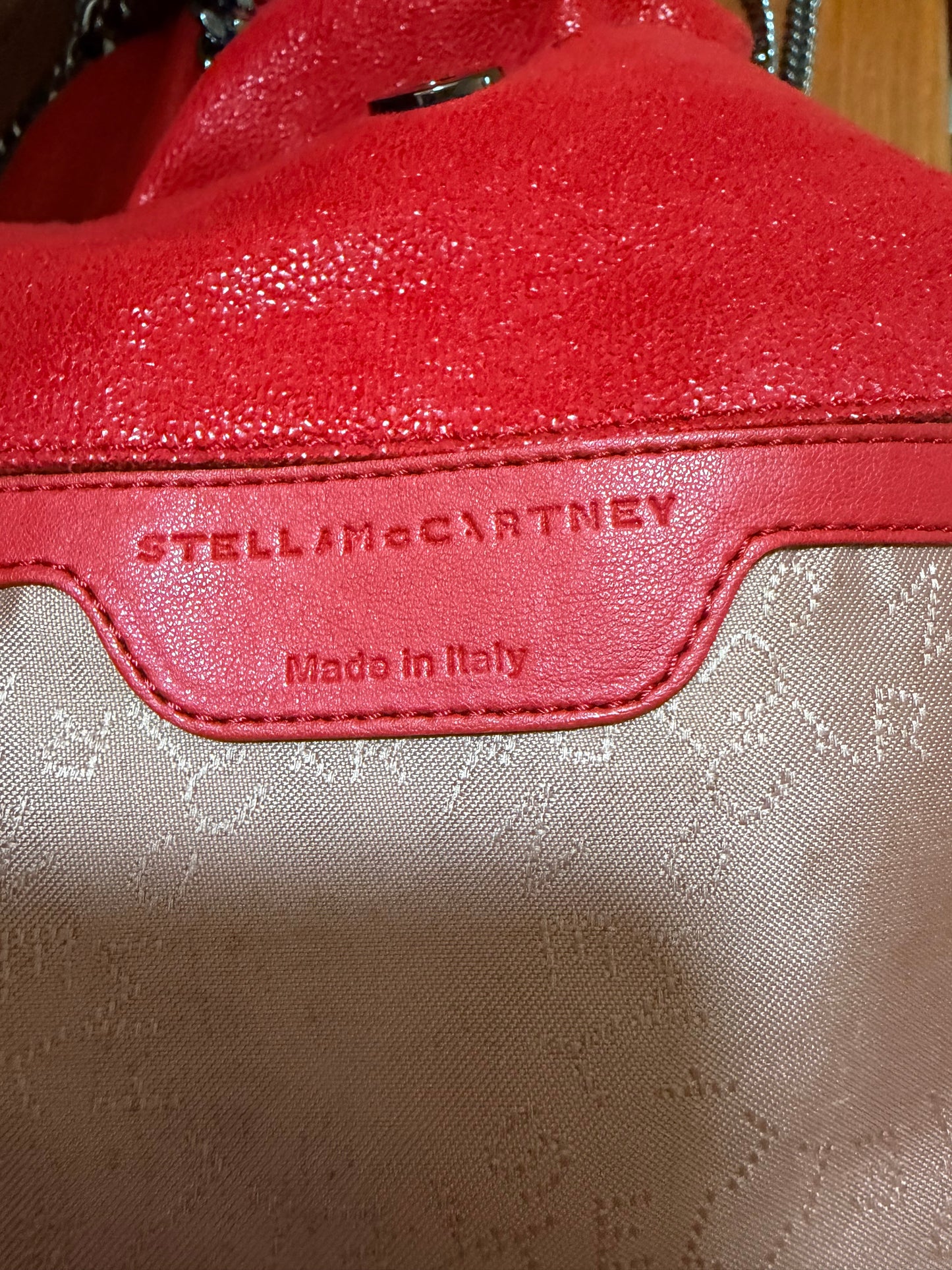 Stella McCartney Red Falabella Mini Tote Bag