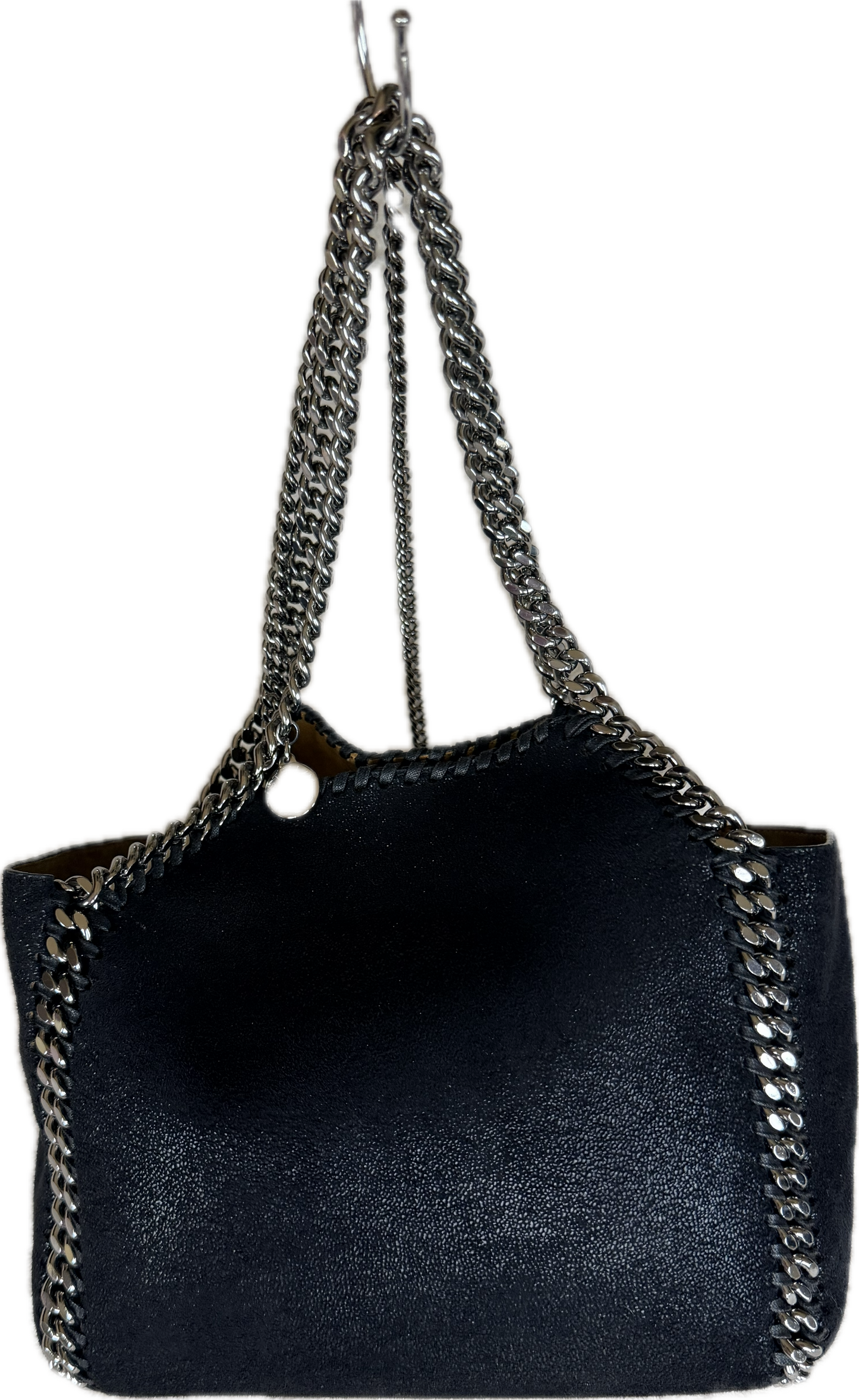Stella McCartney Falabella Reversible Tote Bag Black & Mustard with Pouch