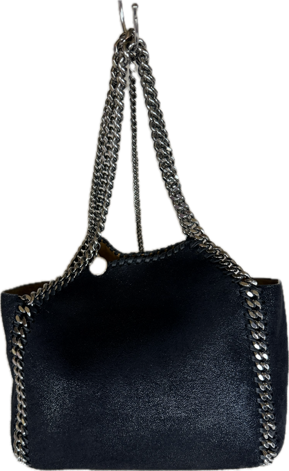 Stella McCartney Falabella Reversible Tote Bag Black & Mustard with Pouch