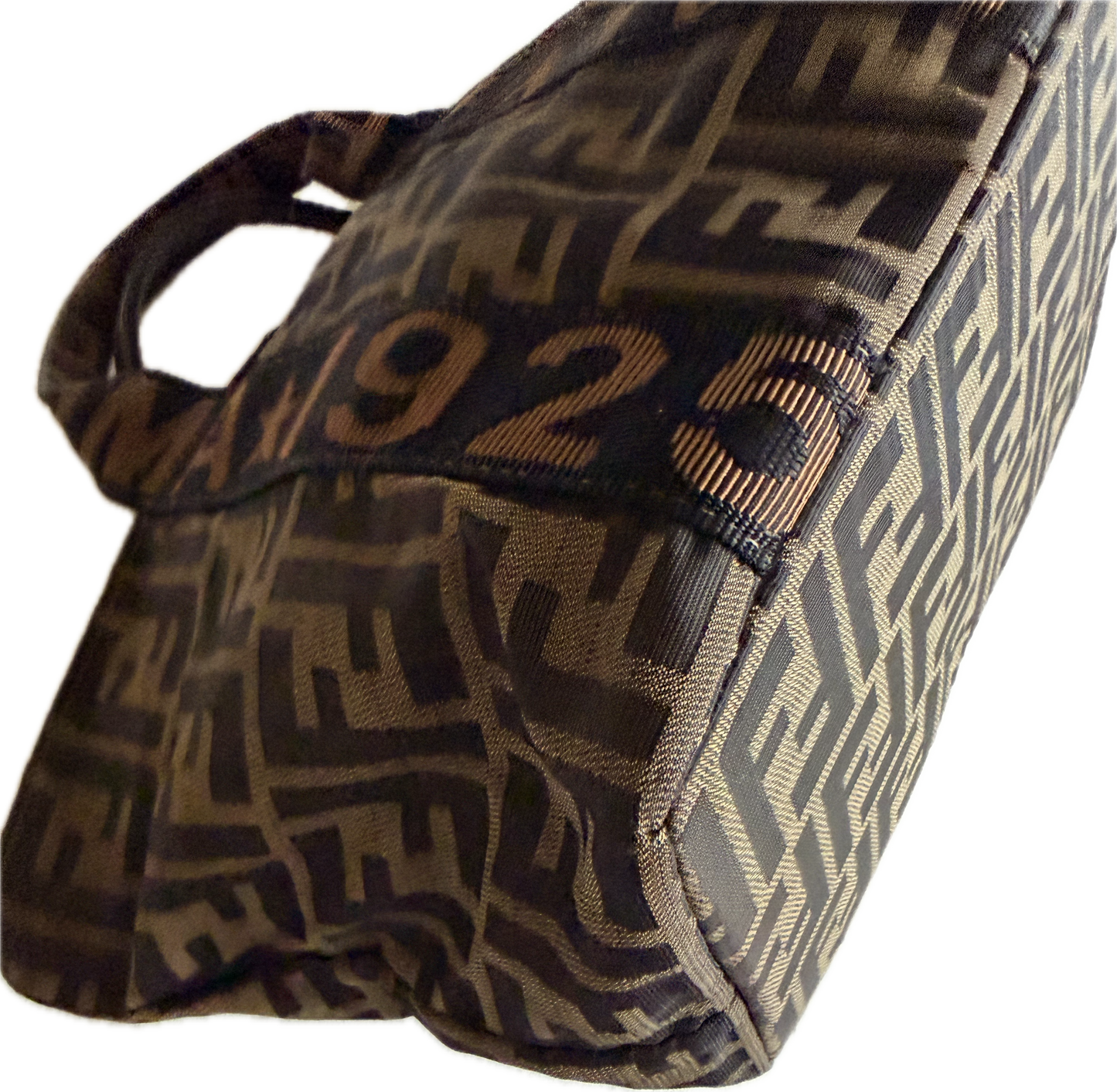 Vintage Fendi Mini Zucca Canvas Tote Bag - Roma 1925 Edition