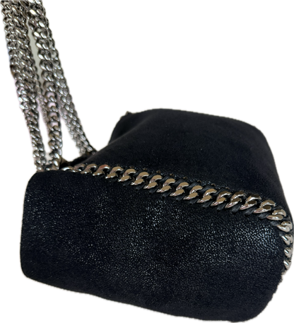 Stella McCartney Falabella Reversible Tote Bag Black & Mustard with Pouch