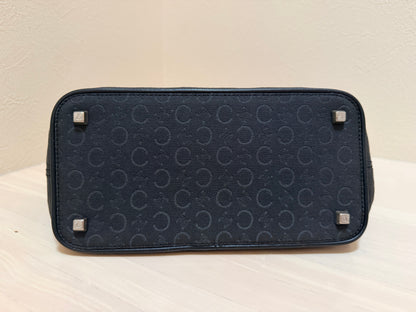 CELINE Pre-Owned Black C Macadam Hobo Bag / Pochette