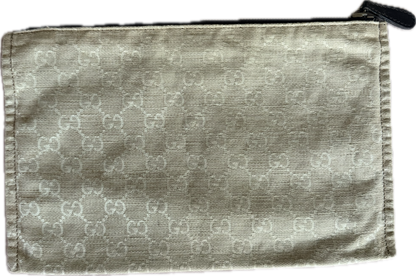 RARE Limited Edition GUCCI MUSEO GG Canvas Zip Pouch Clutch