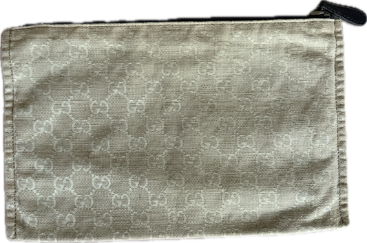 RARE Limited Edition GUCCI MUSEO GG Canvas Zip Pouch Clutch