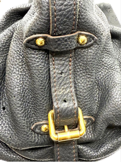 Louis Vuitton Mahina XS Perforated Leather Hobo Bag – Black (Noir)