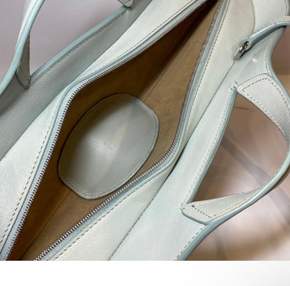 Brand New ALAÏA Mint Blue Leather Khaima Small Shoulder Bag