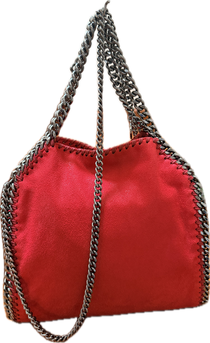 Stella McCartney Red Falabella Mini Tote Bag