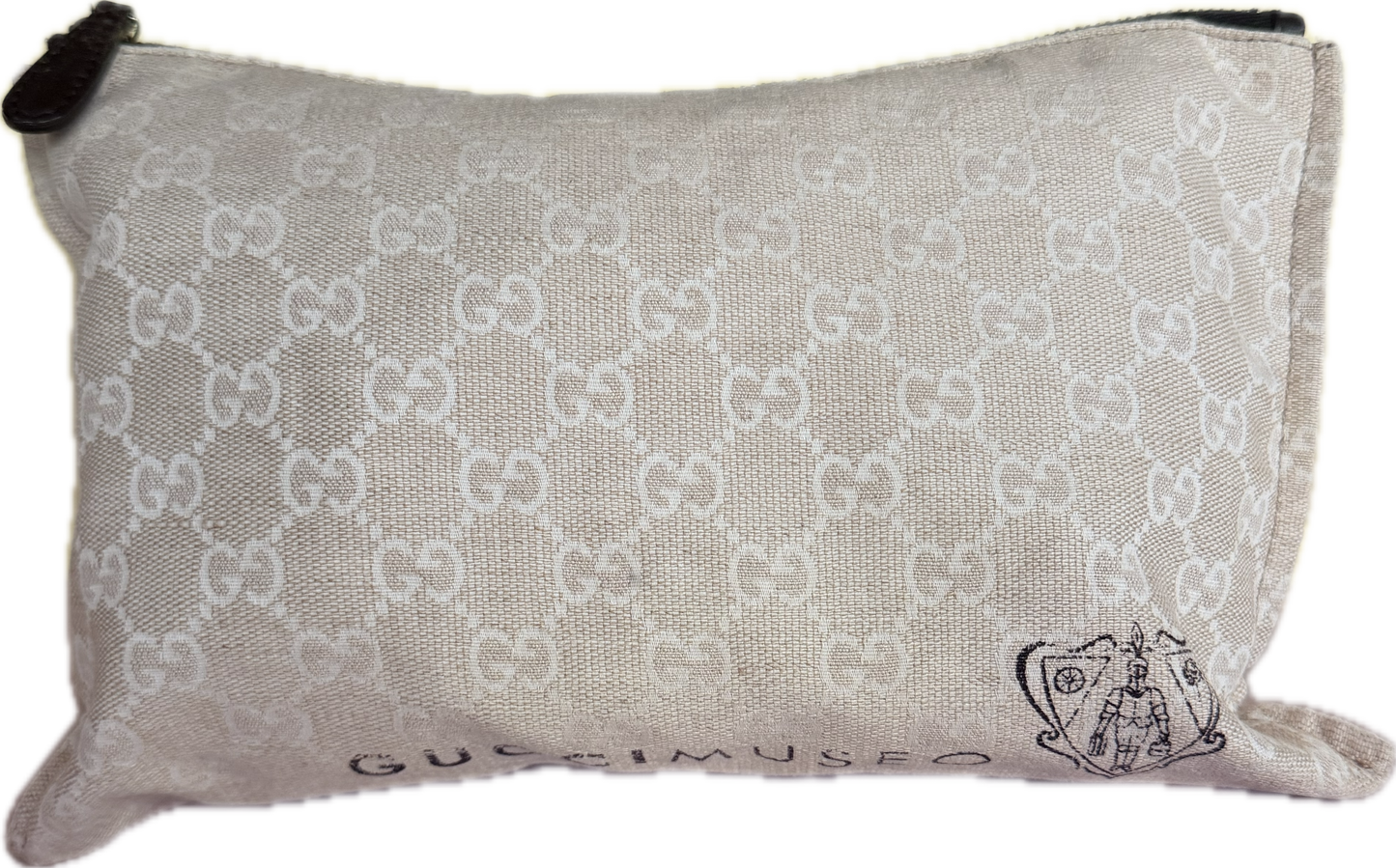 RARE Limited Edition GUCCI MUSEO GG Canvas Zip Pouch Clutch
