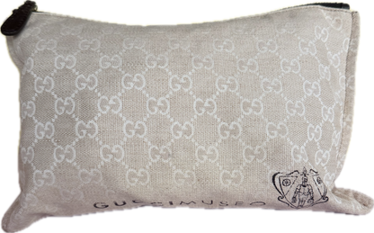 RARE Limited Edition GUCCI MUSEO GG Canvas Zip Pouch Clutch