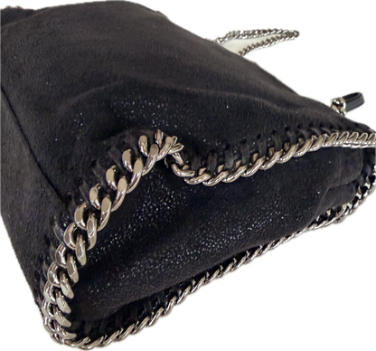 Stella McCartney Falabella Fold-Over Tote Bag - Black / Dark Grey