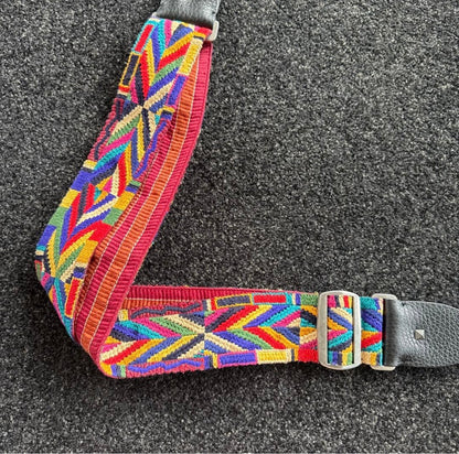 Ultra Rare Valentino Garavani Rolling Rockstud Beaded Guitar Strap Tote Bag Medium Black