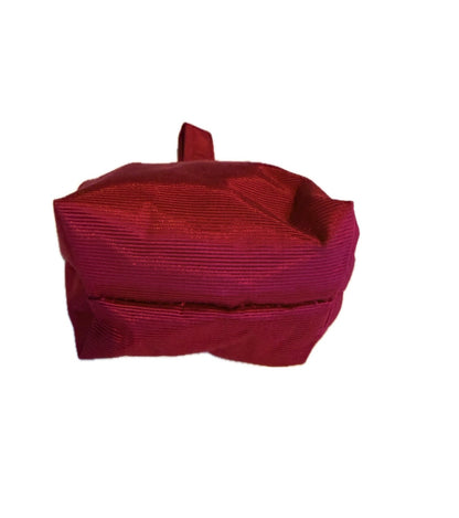 Vintage Celine Circle Logo Nylon Mini Wristlet Pouch - Magenta Pink