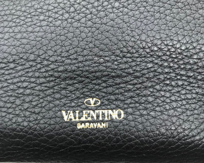 Valentino Garavani Rockstud Alcove Small Bucket Bag - Black Grained Leather