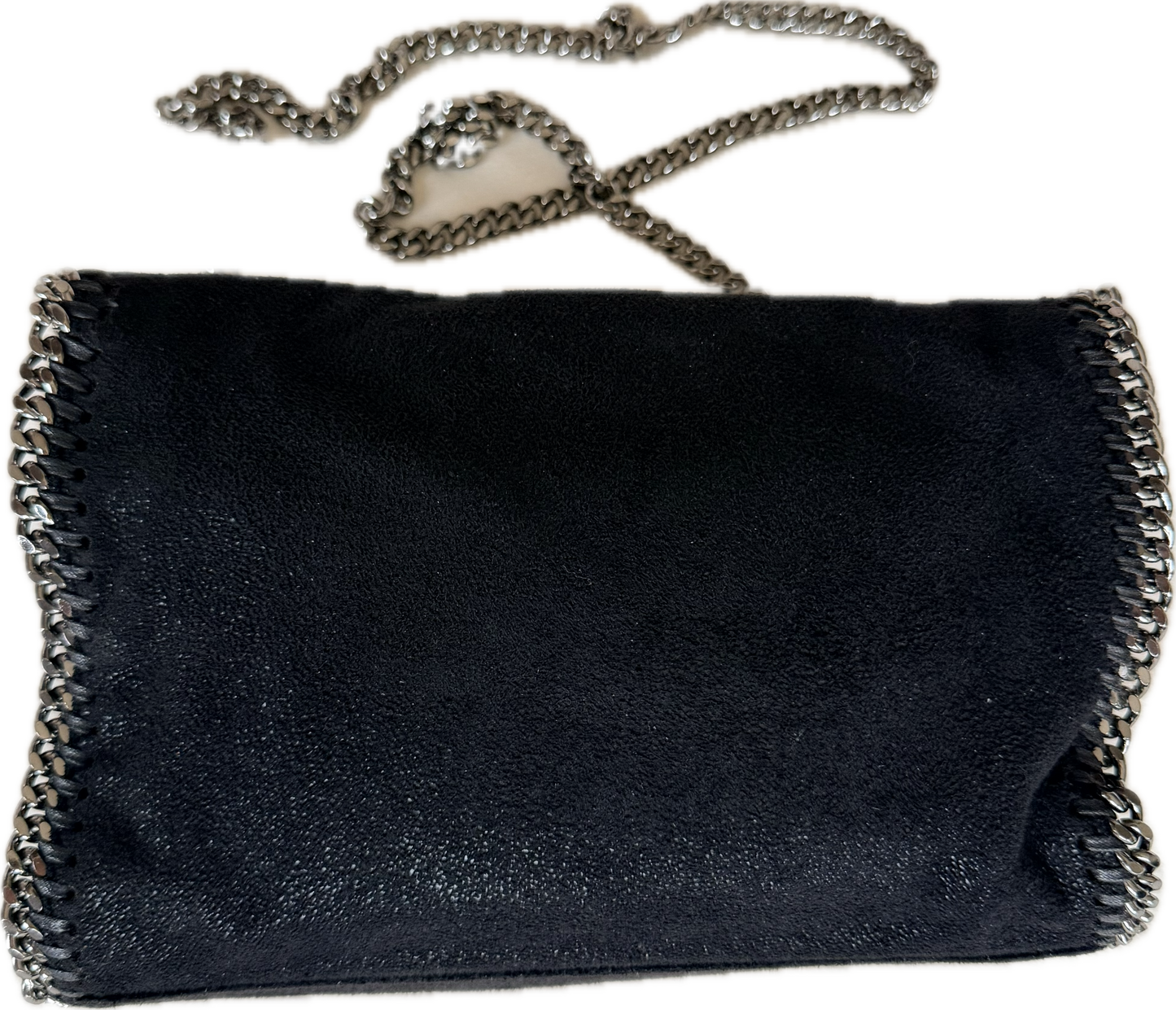 Stella McCartney Falabella Fold-Over Tote Bag - Black / Dark Grey