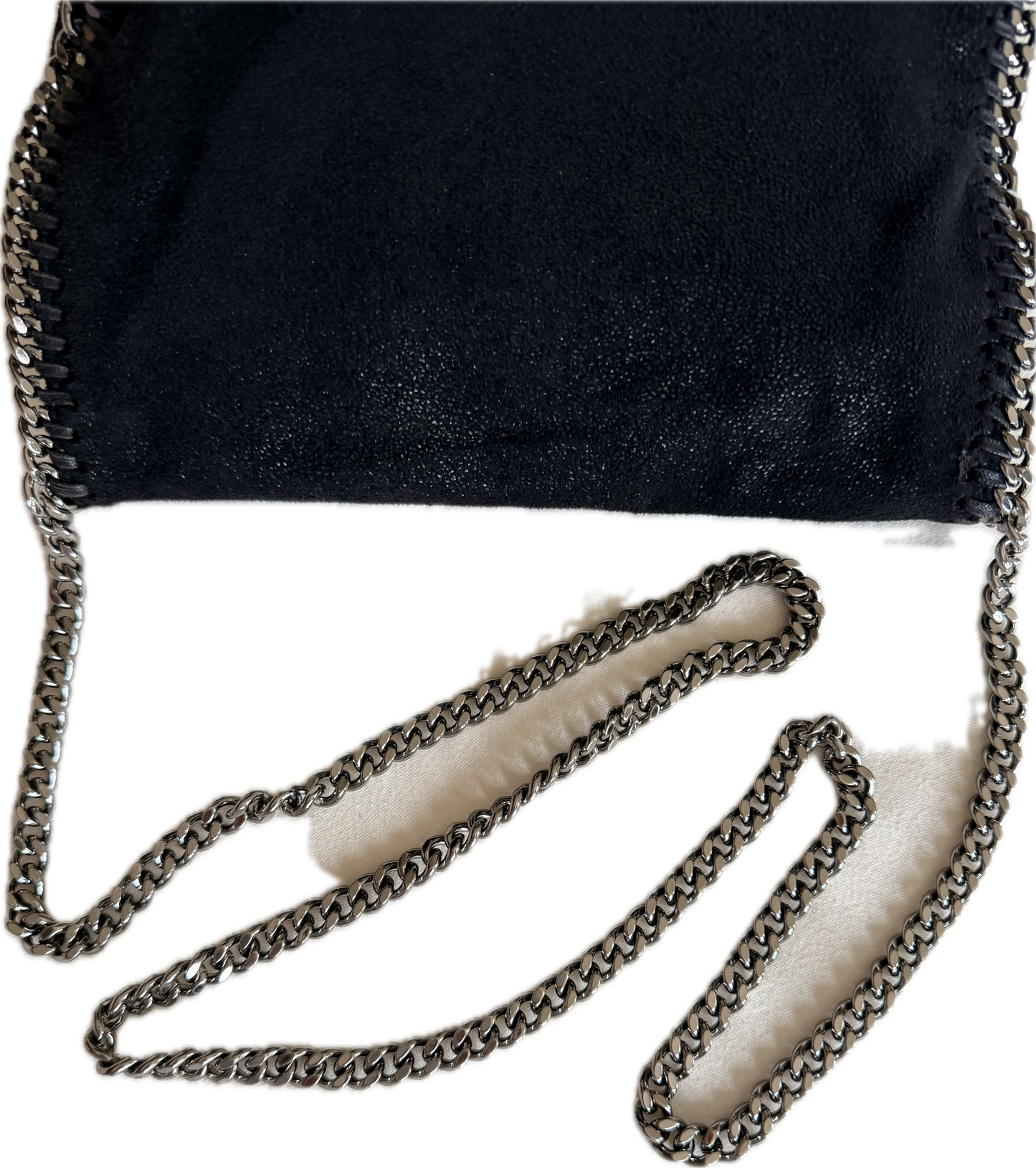Stella McCartney Falabella Fold-Over Tote Bag - Black / Dark Grey