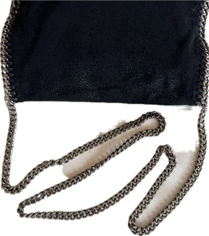 Stella McCartney Falabella Fold-Over Tote Bag - Black / Dark Grey