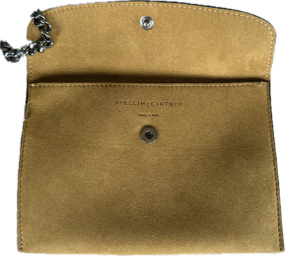 Stella McCartney Falabella Reversible Tote Bag Black & Mustard with Pouch